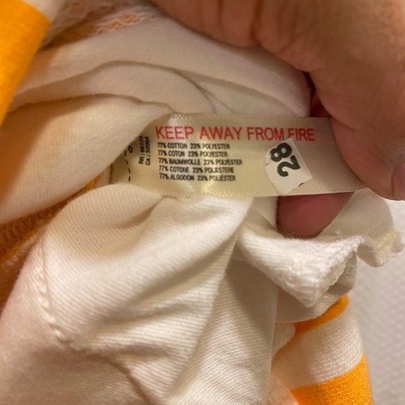 Fp movement by Free People All Star Printed Shorts in Newport Stripe Clementine - Picture 8 of 9